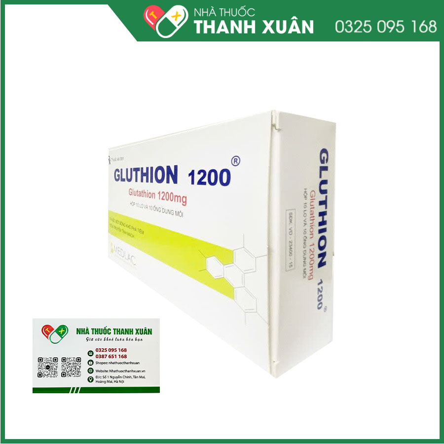 Thuốc Gluthion hỗ trợ điều trị, ngộ độc thuỷ ngân, các bệnh lý rối loạn vận mạch, xơ gan, viêm gan do virus, viêm tuỵ cấp, đái tháo đường không phụ thuộc Insulin